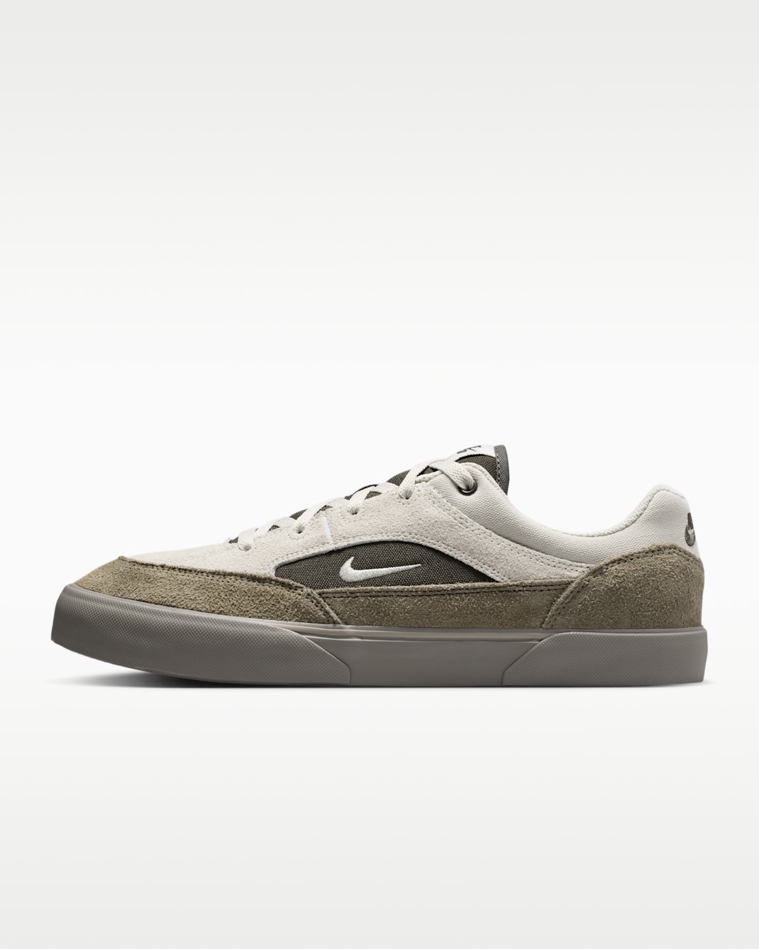 Nike SB Malor Skate Shoes - Light Bone/Light Army/Newsprint/Light Bone