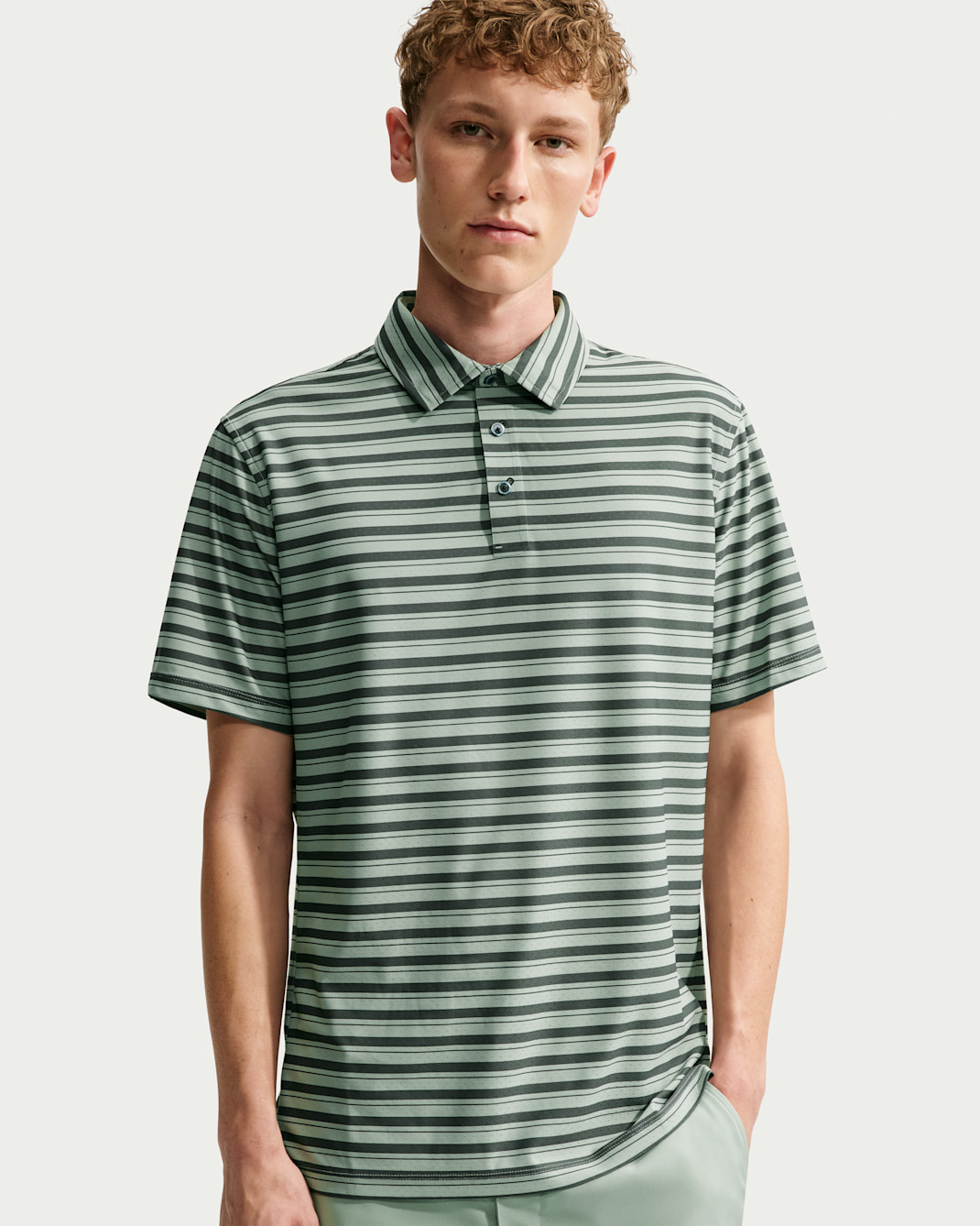 Nike Tailored Performance Men's Dri-FIT Golf Polo - Camo Green/Jade Horizon/Camo Green