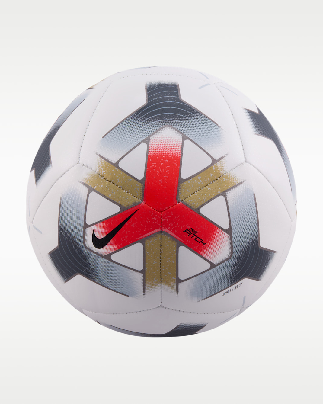Balón de futbol Nike Pitch - Blanco/Carmesí brillante/Antracita/Negro