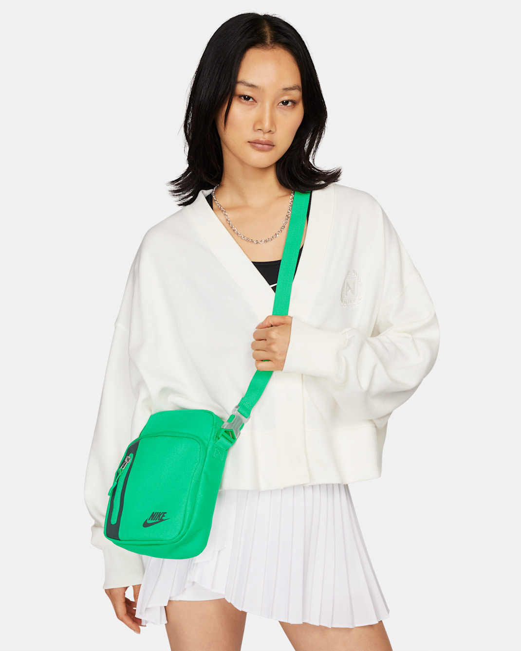 Nike Elemental Premium 斜背包 (4 公升) - Stadium Green/Stadium Green/Vintage Green