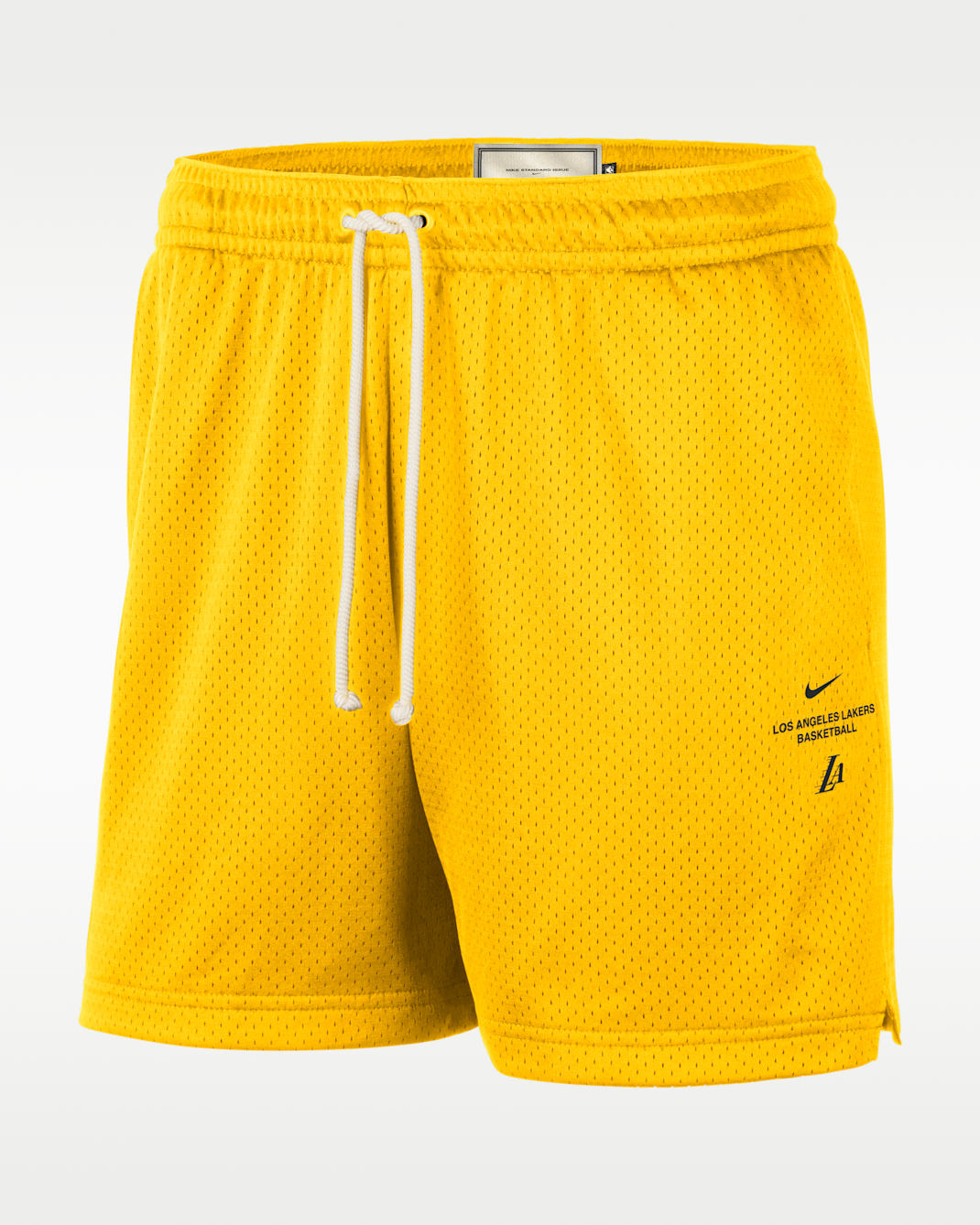 Los Angeles Lakers Standard Issue Men's Dri-FIT 5" Basketball Mesh Shorts - Amarillo