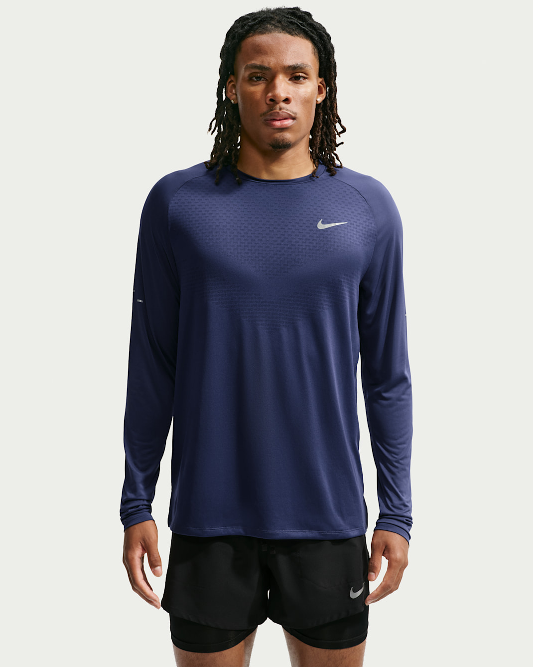 Nike Stride Men's Dri-FIT ADV Long-Sleeve Running Top - Midnight Navy