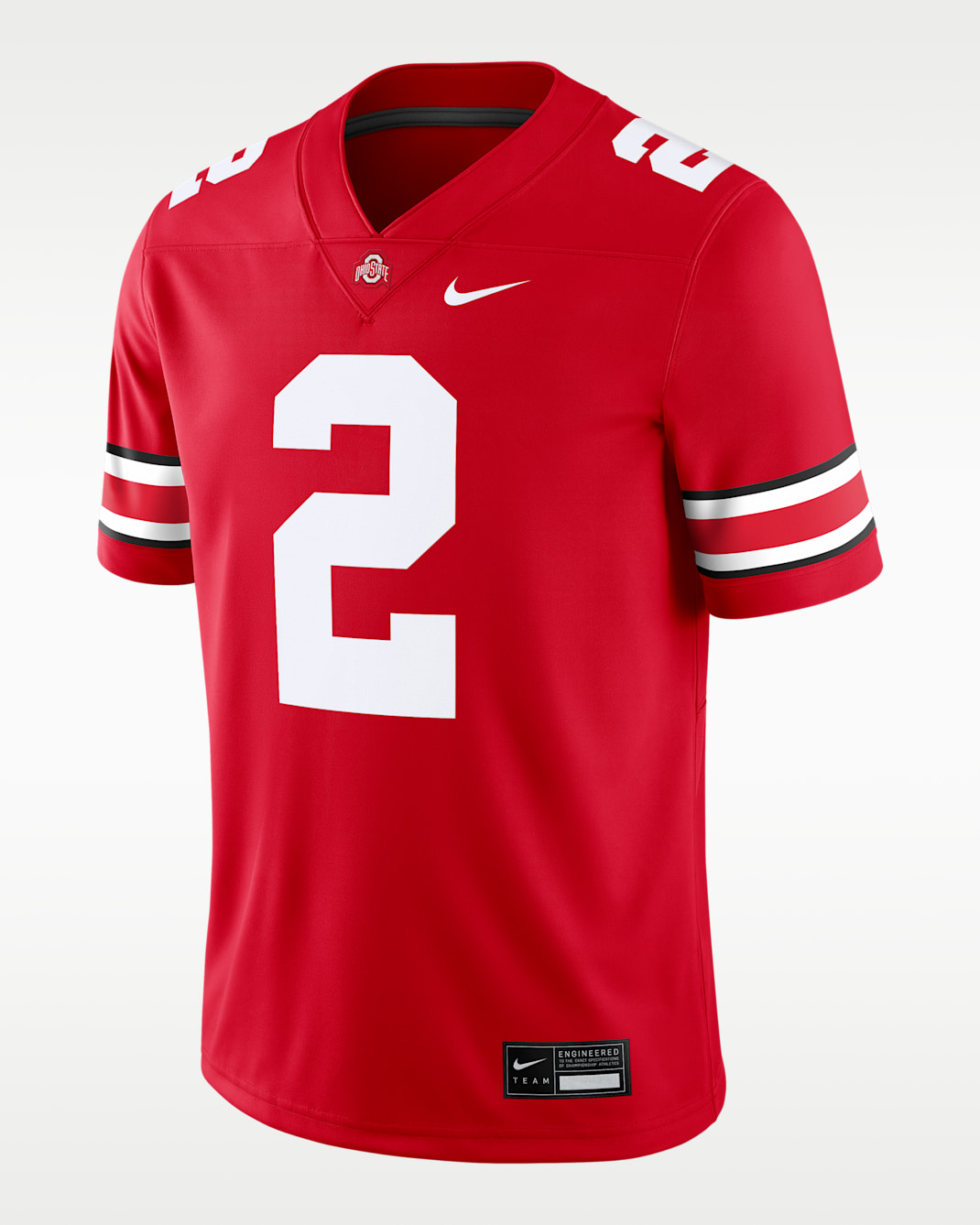 Caleb Downs Ohio State Buckeyes 2026 NFL First Draft Pick Men's Nike NFL Game Jersey - Red