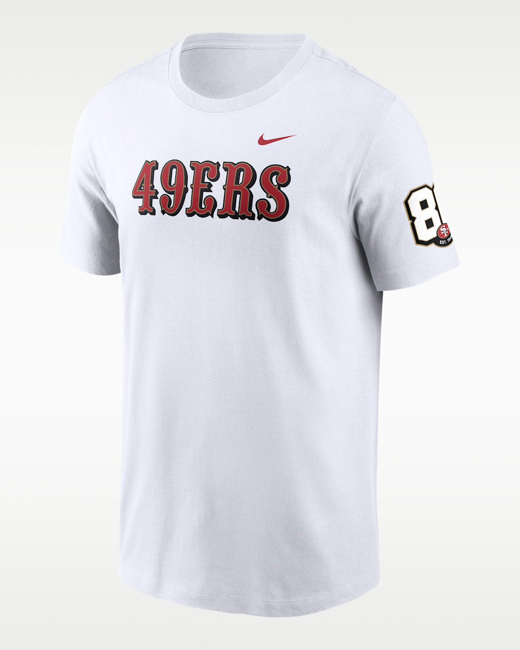 San Francisco 49ers 80th Anniversary Goal Line Stand Men's Nike NFL T-Shirt - White