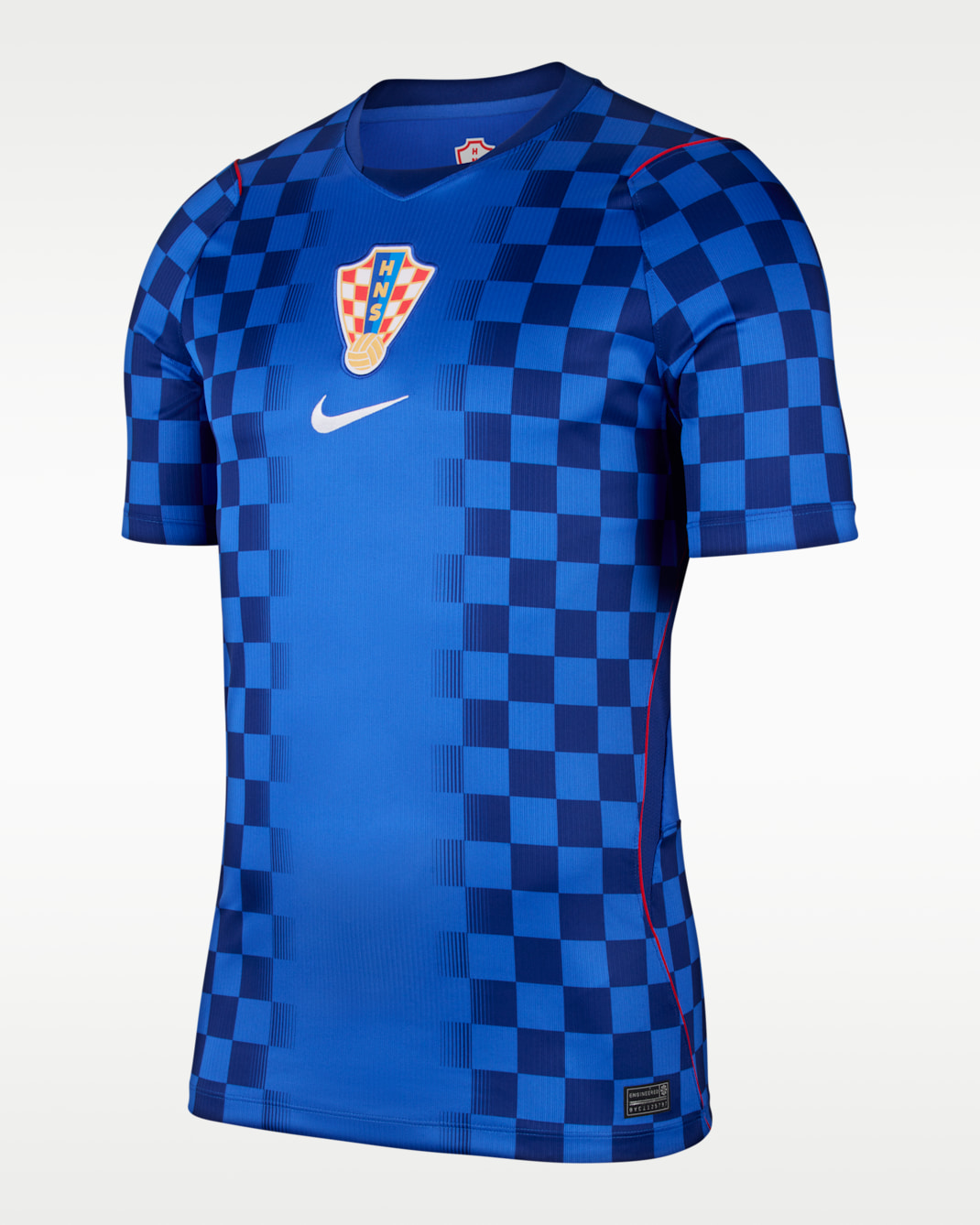 Horvátország Nike Dri-FIT férfi replika futballmez - Deep Royal Blue/Hyper Royal/Fehér