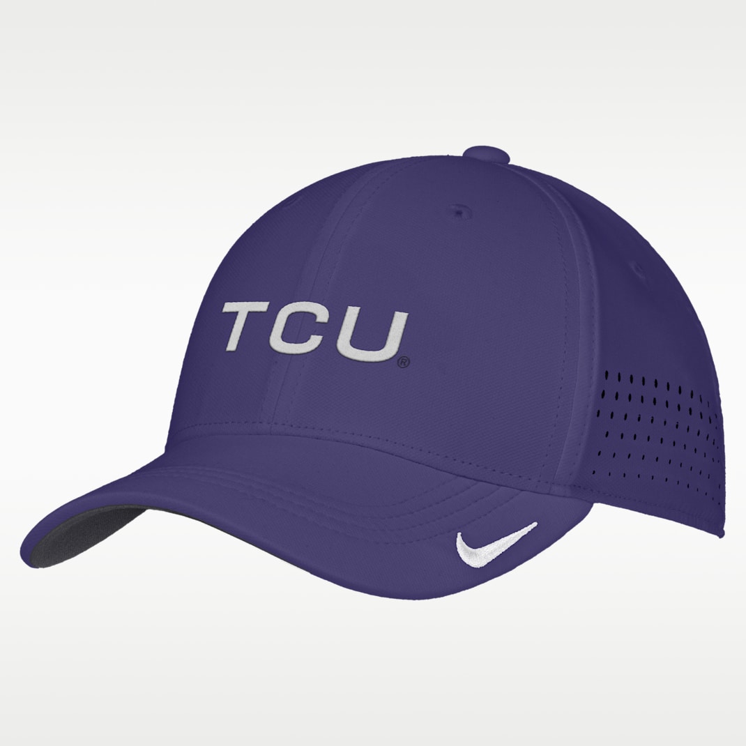 TCU Sideline Men's Nike Dri-FIT College Hat - New Orchid