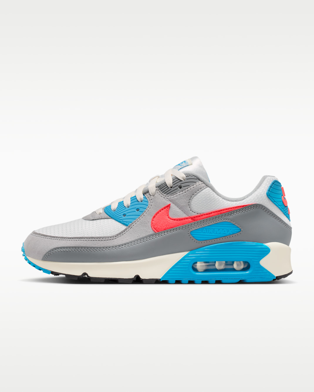 Nike Air Max 90 Men's Shoes - Cool Grey/Light Smoke Grey/Black/Infrared 23