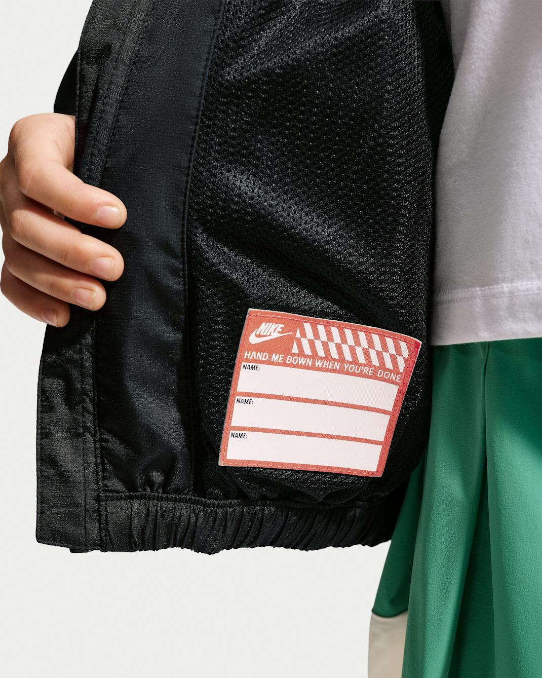 Nike Little Kids' Colorblocked Hoodless Jacket