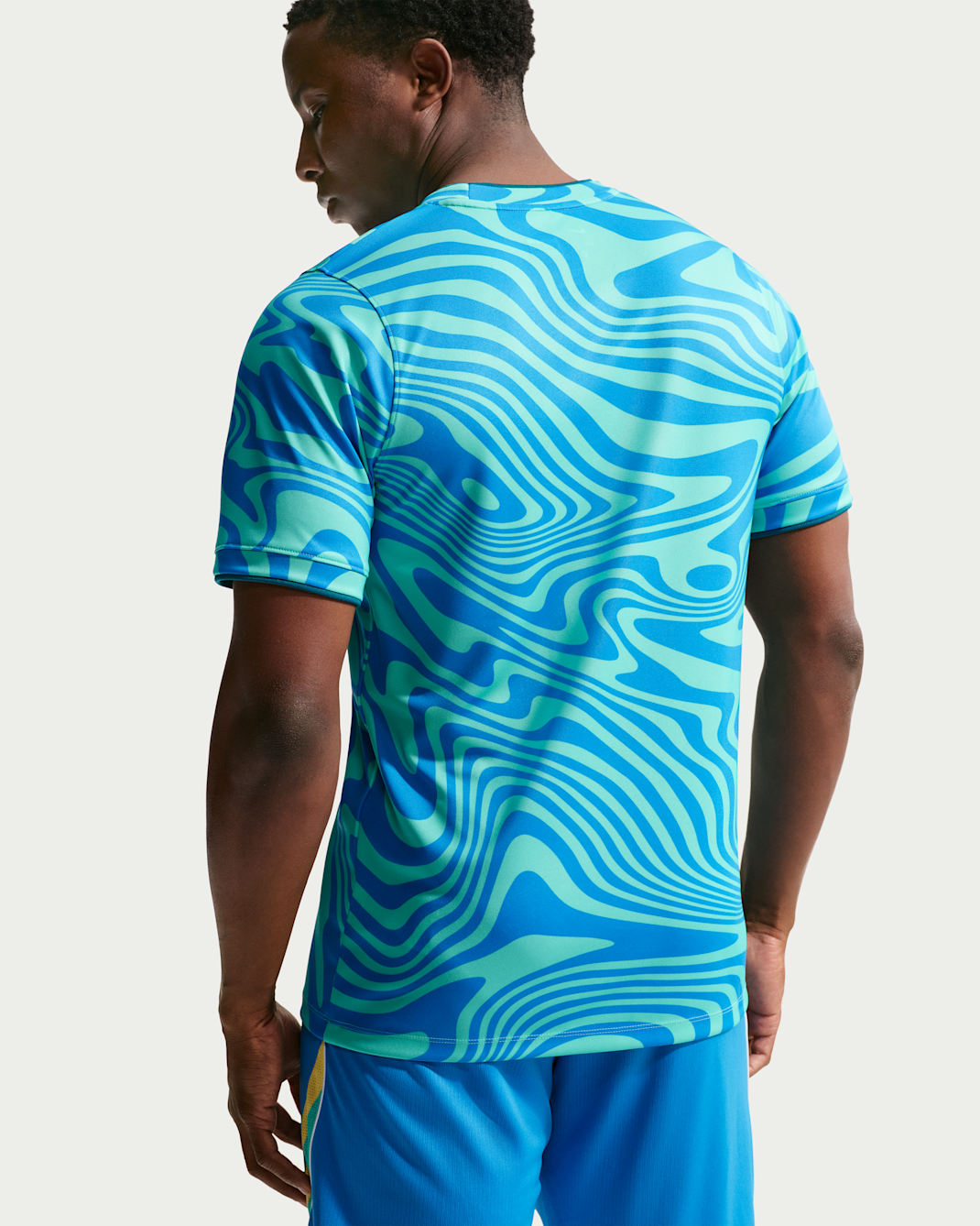 Brazil Academy Pro Men's Nike Dri-FIT Soccer Pre-Match Short-Sleeve Top