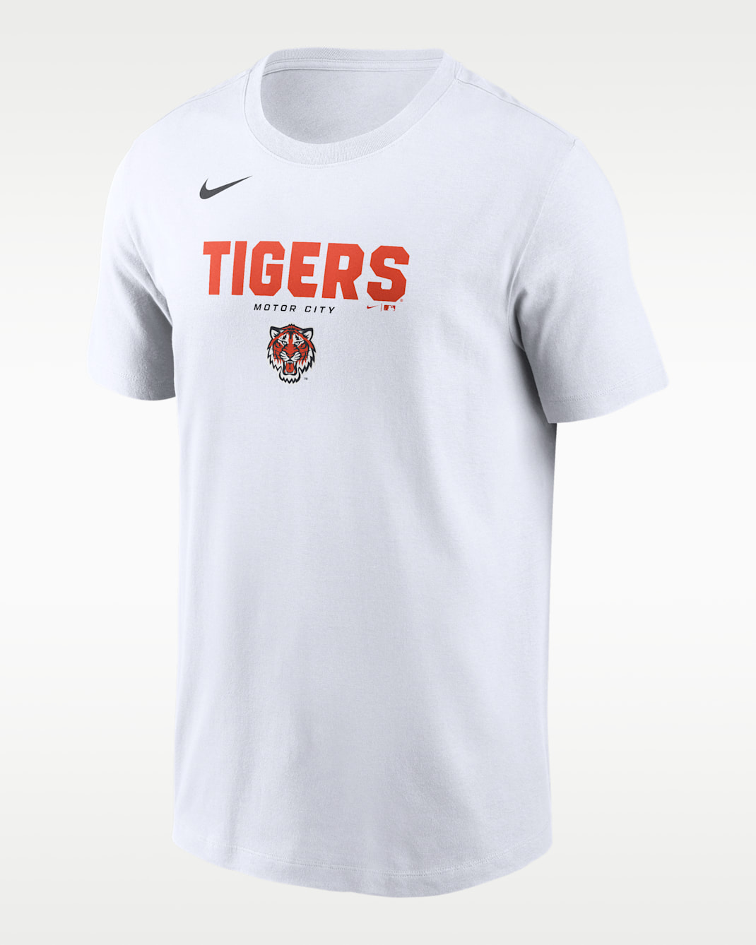 Detroit Tigers Bold Team Name Men's Nike MLB T-Shirt - White