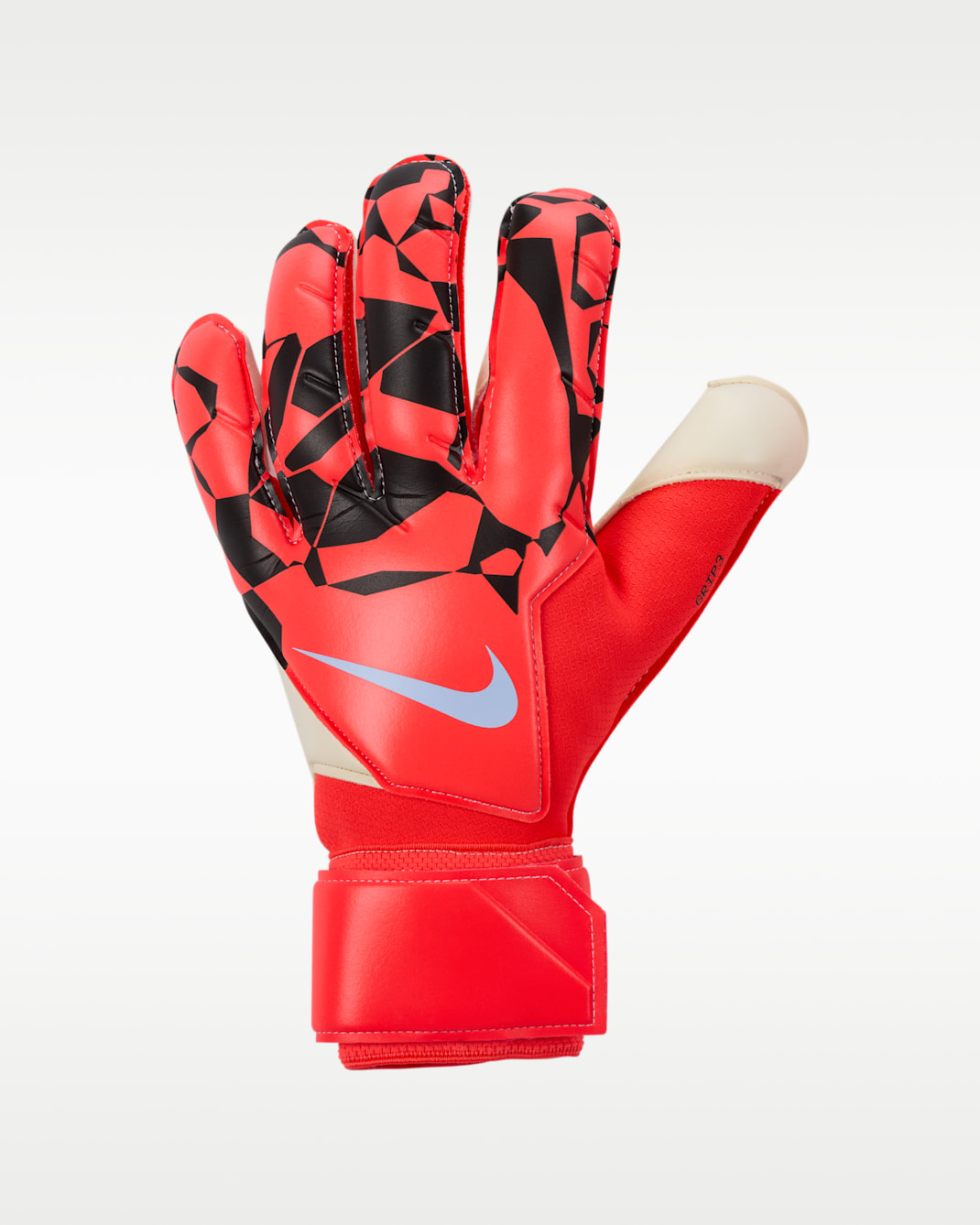 Fotbalové rukavice Nike Grip3 Goalkeeper - Bright Crimson/Černá/Royal Tint
