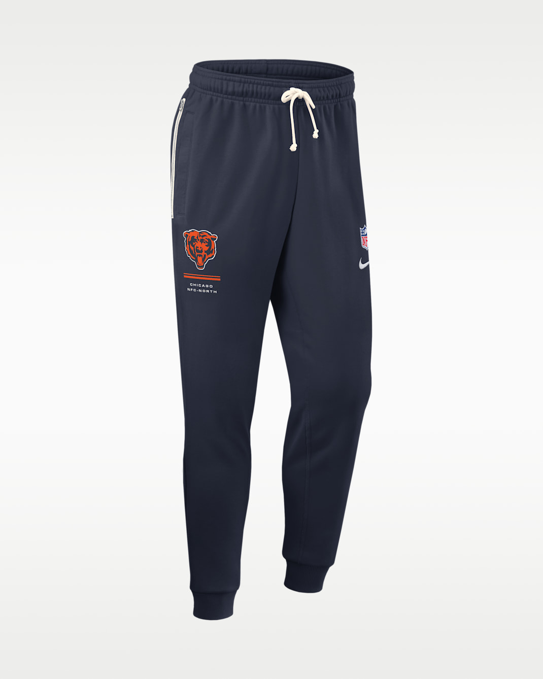 Pants Nike Dri-FIT de la NFL de pierna entallada para hombre Chicago Bears Sideline Standard Issue - Azul marino