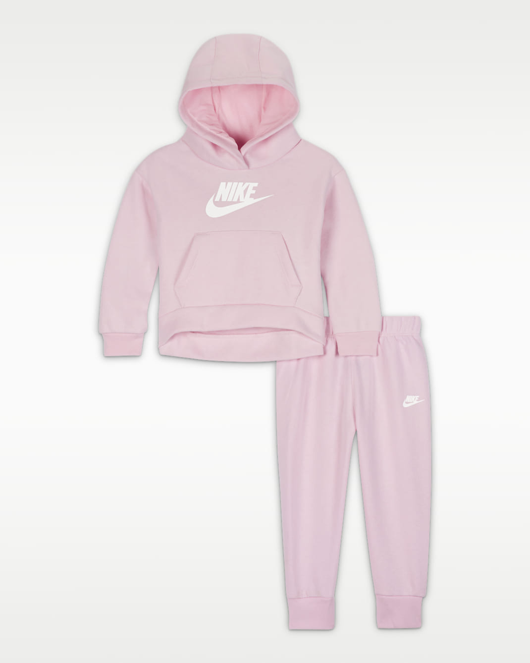Ensemble sweat à capuche et pantalon de jogging Nike Sportswear Club Fleece pour bébé (12 - 24 mois) - Pink Foam