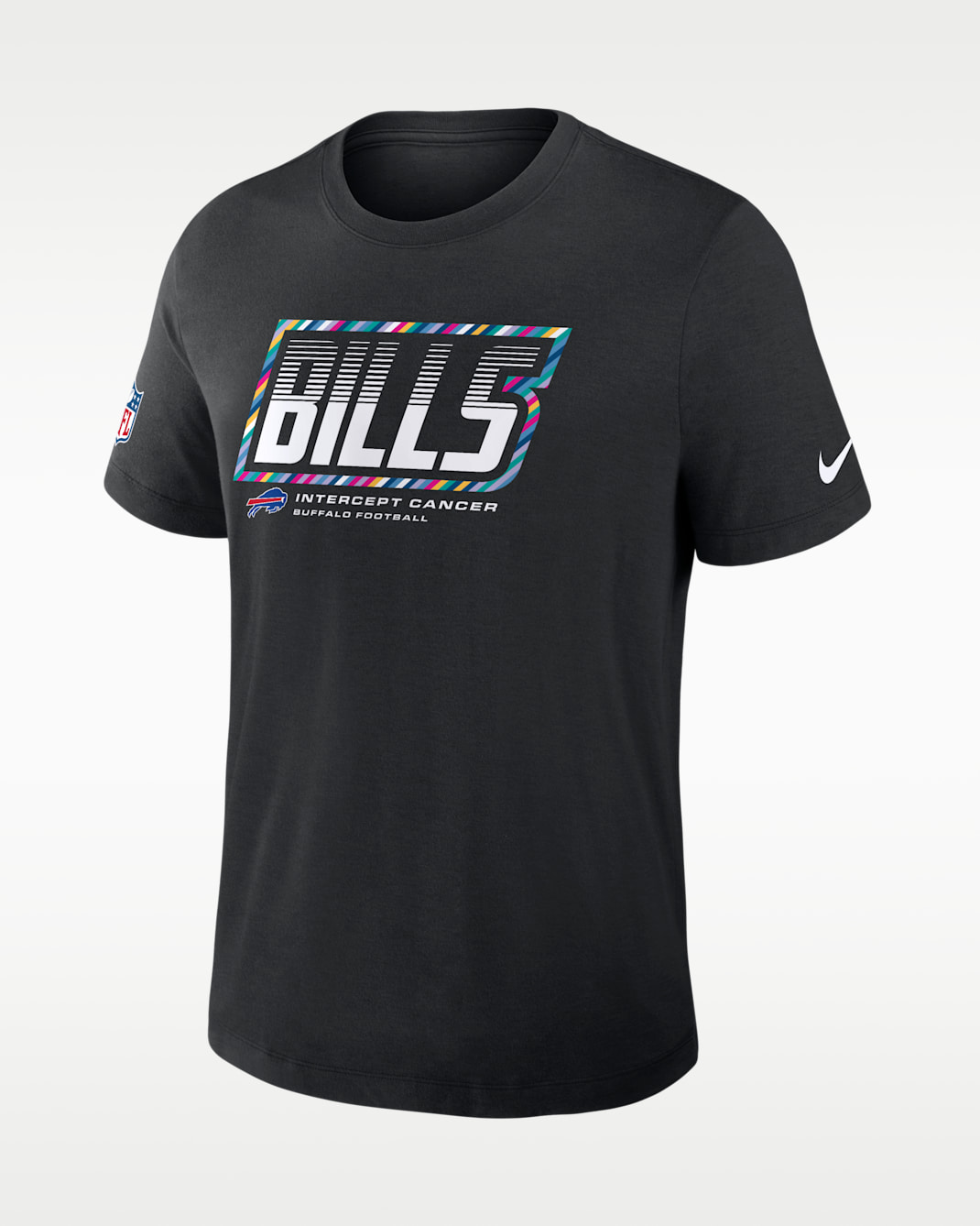 Playera Nike Dri-FIT de la NFL para hombre Buffalo Bills Crucial Catch Sideline - Negro