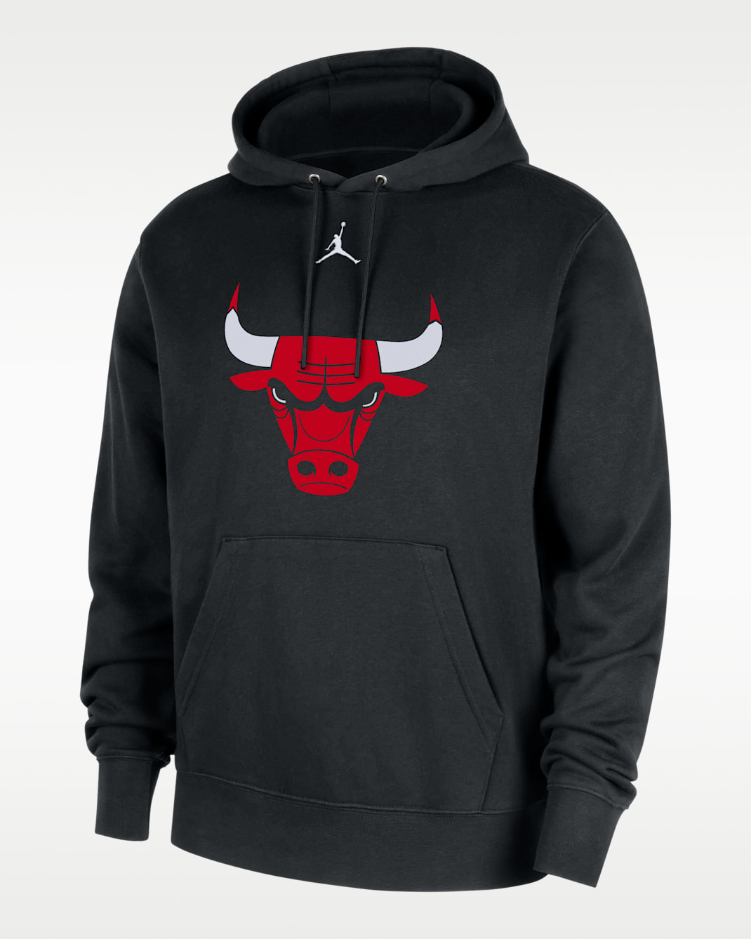 Chicago Bulls Men's Club Fleece Pullover Hoodie - Black