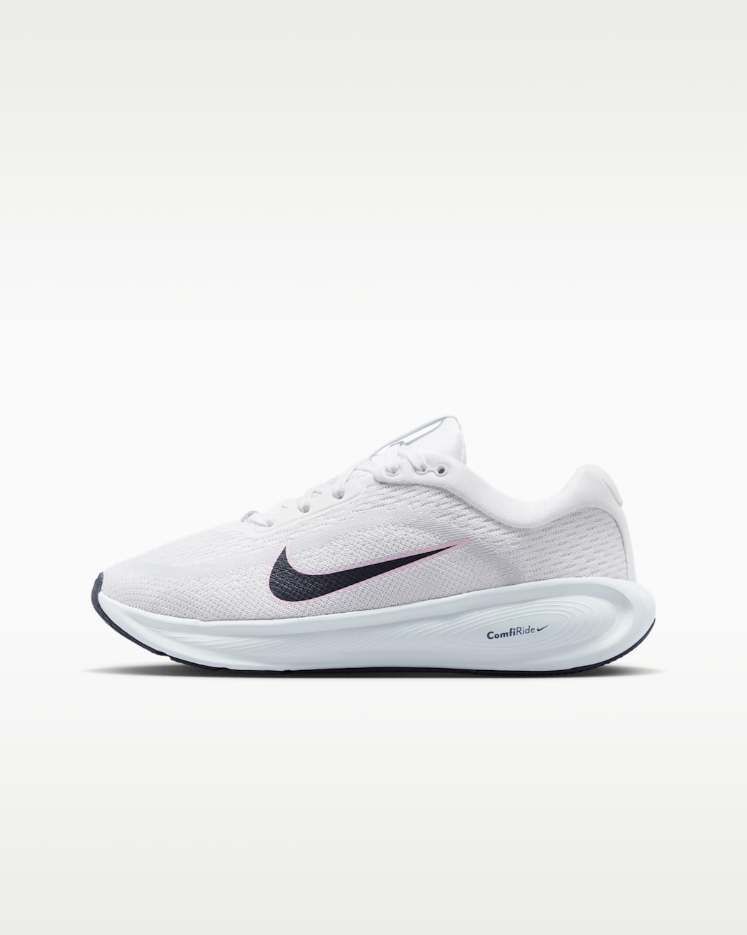 Nike Stellar Ride Older Kids' Running Shoes - White/Football Grey/Pink Foam/Blackened Blue