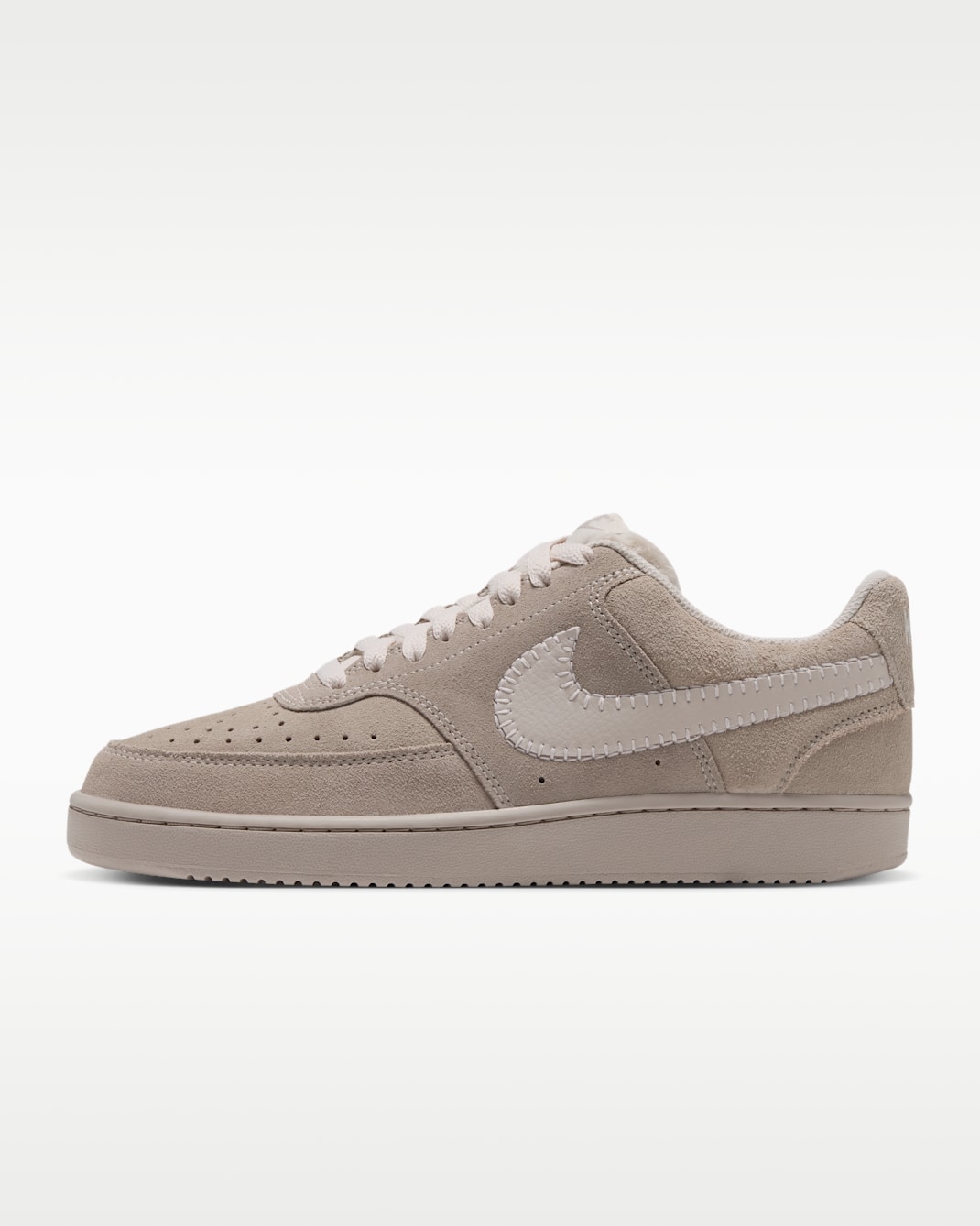 Nike Court Vision Low Women's Shoes - Cream II/Light Orewood Brown