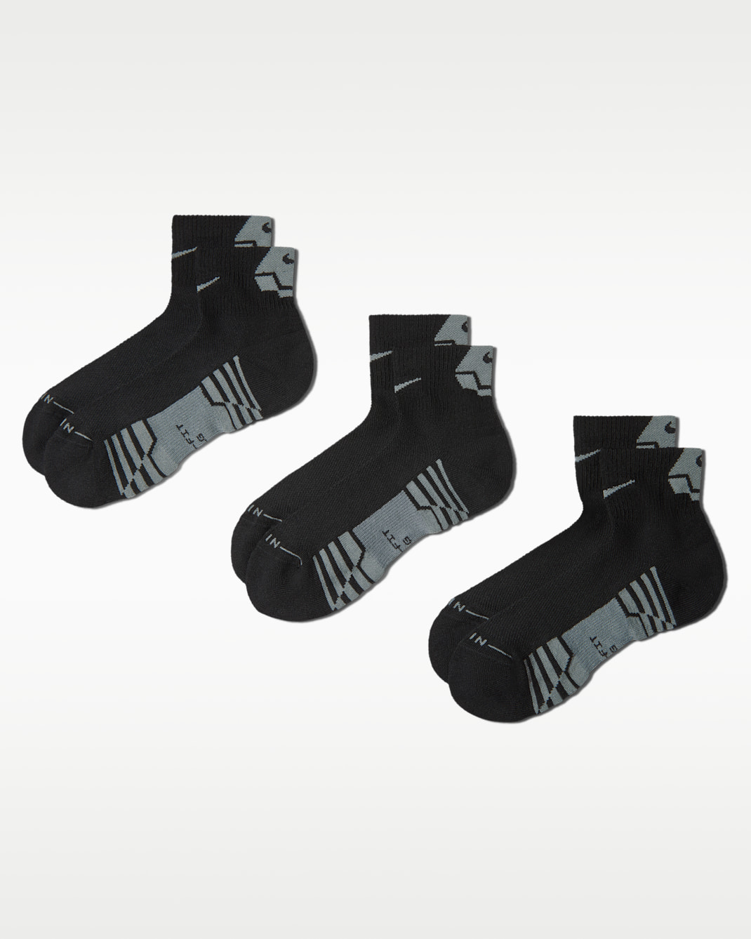 Nike Everyday Elevated Sport Ankle Socks (3 Pairs) - Multi-Color