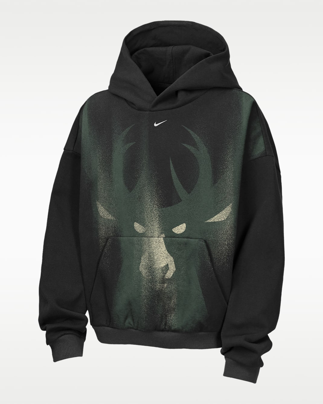 Milwaukee Bucks Big Kids' Nike Basketball Hoodie - Black