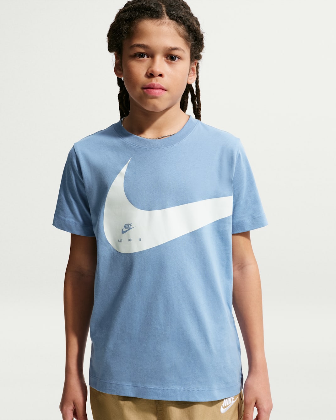 Nike Sportswear Club Big Kids' T-Shirt - Work Blue