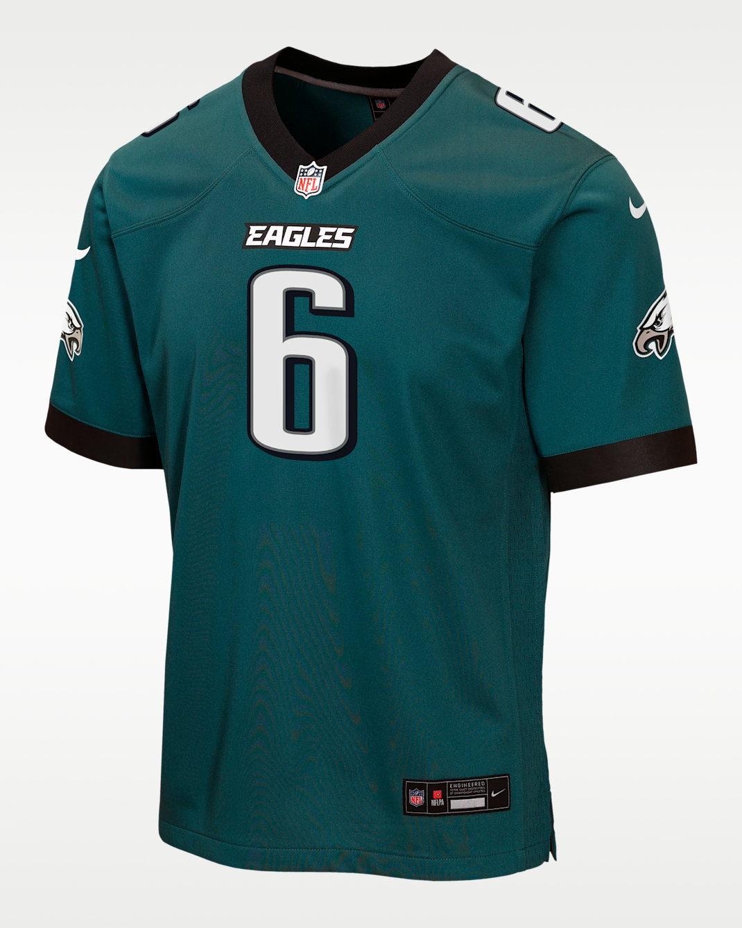 Devonta Smith Philadelphia Eagles Big Kids' Game Jersey - Green