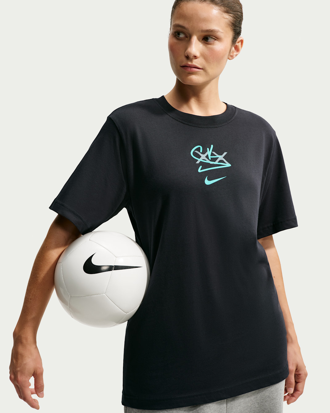 T-shirt Nike Football Sam Kerr pour femme - Noir