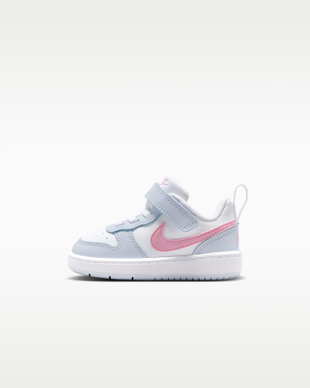Nike Court Borough Low Essential+ Bebek Ayakkabısı - Beyaz/Football Grey/Pink Rise