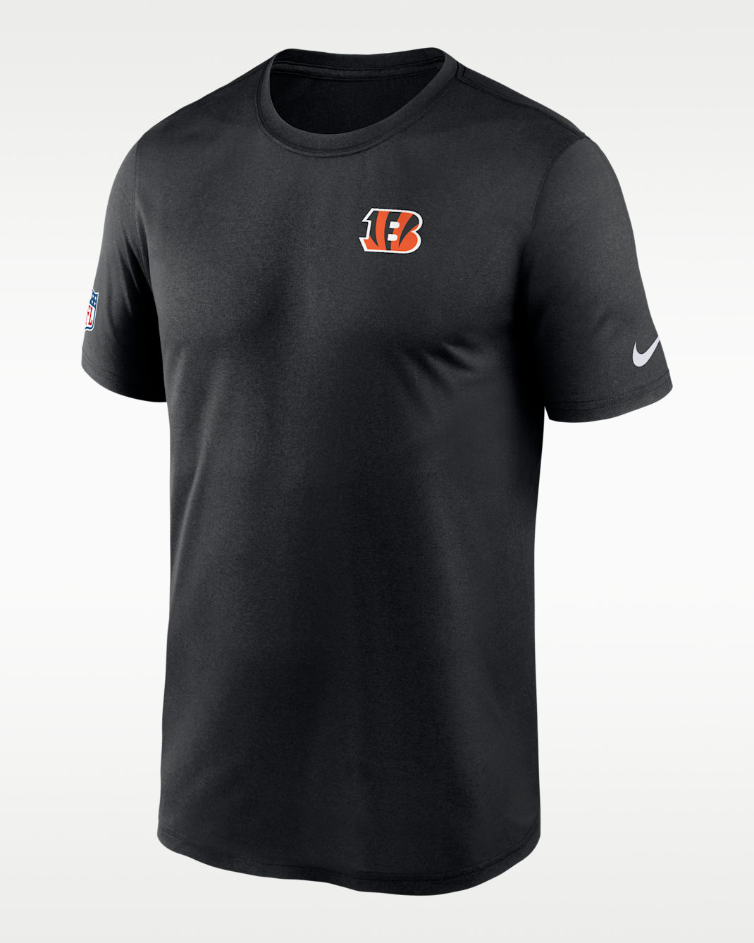 Cincinnati Bengals Legend Small Logo Men's Nike Dri-FIT NFL T-Shirt - Black