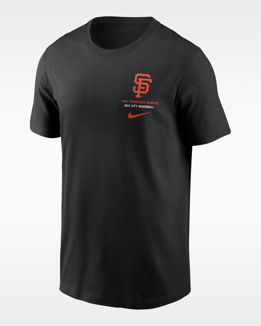 San Francisco Giants 2-Hit Men's Nike MLB T-Shirt - Black