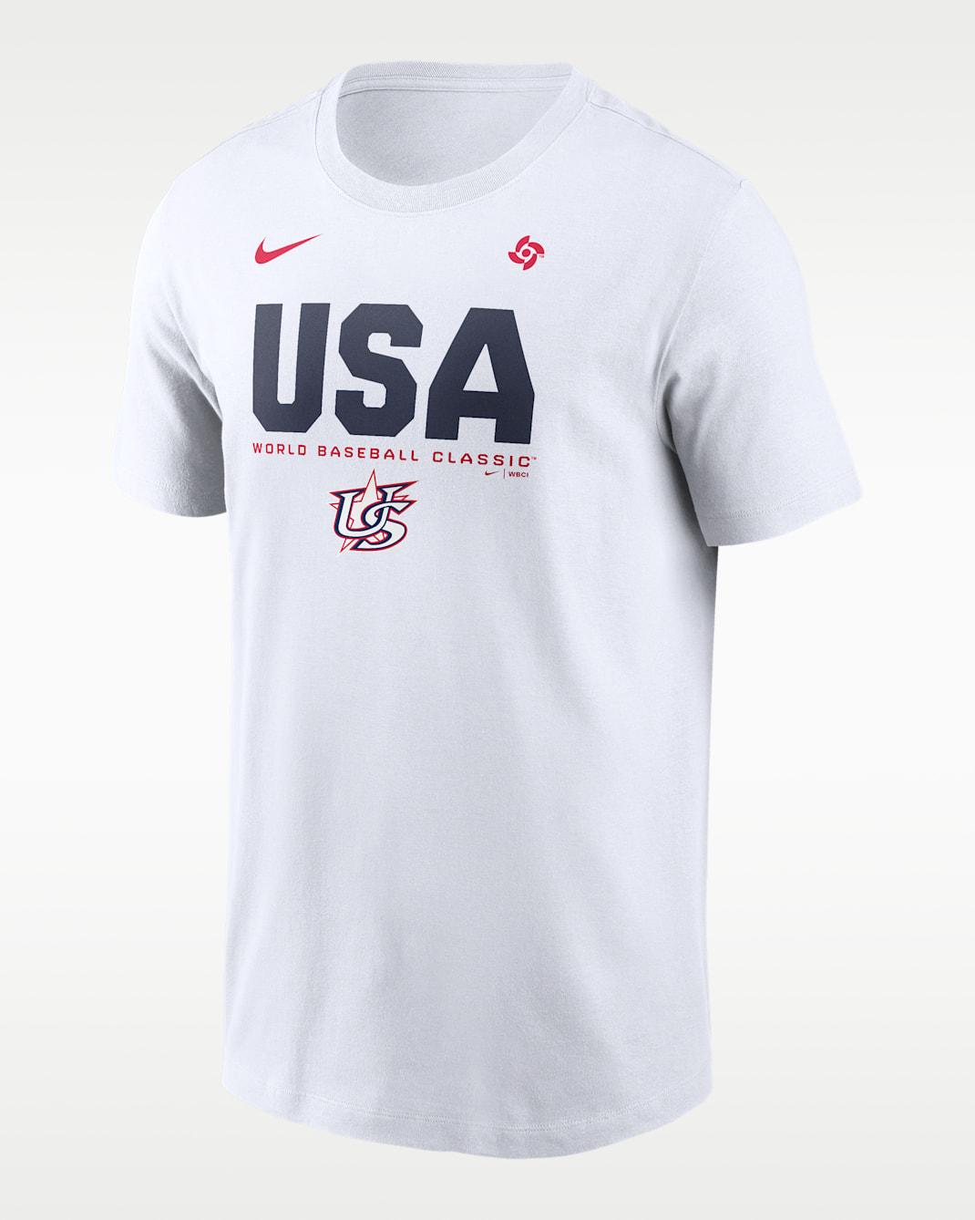 USA Baseball 2026 World Baseball Classic Bold Men's Nike T-Shirt - White