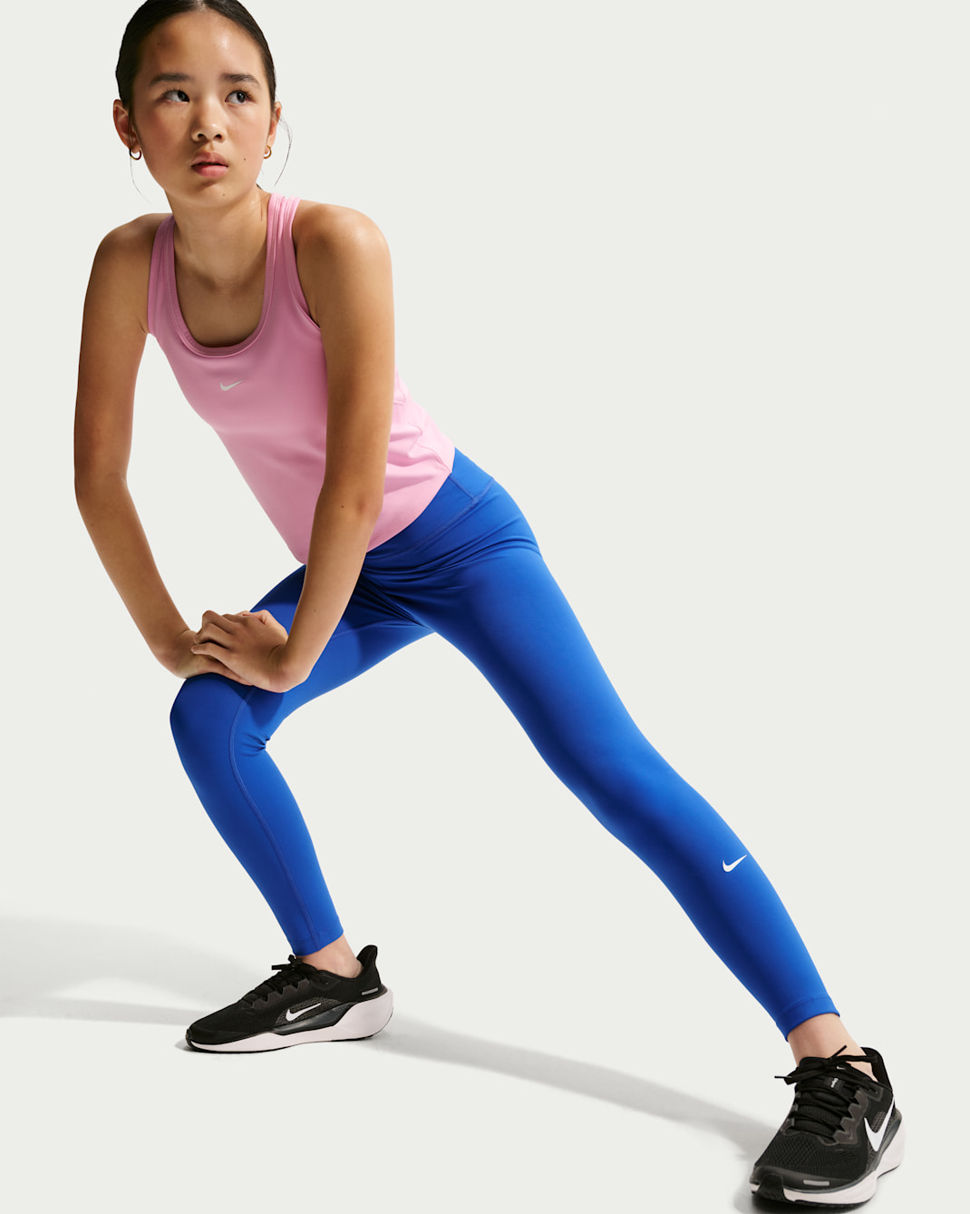 Nike One Big Kids' (Girls') Dri-FIT High-Waisted Leggings