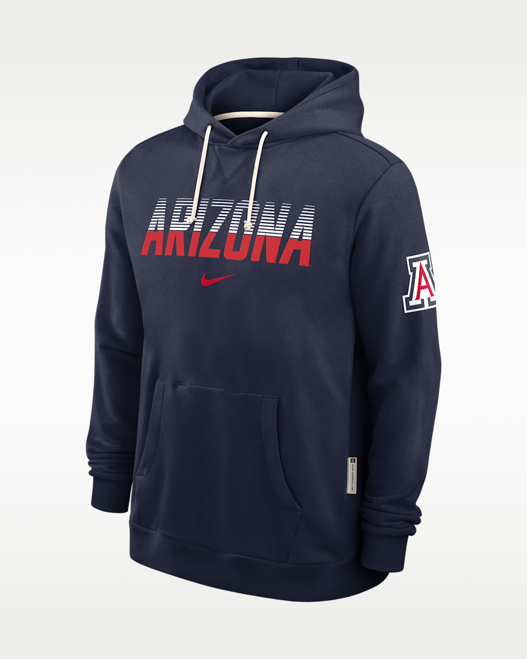 Arizona Sideline Standard Issue Men's Nike Dri-FIT College Pullover Hoodie - College Navy