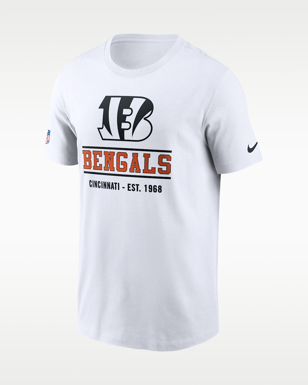 Cincinnati Bengals Essential Men's Nike Dri-FIT NFL Long-Sleeve T-Shirt - White