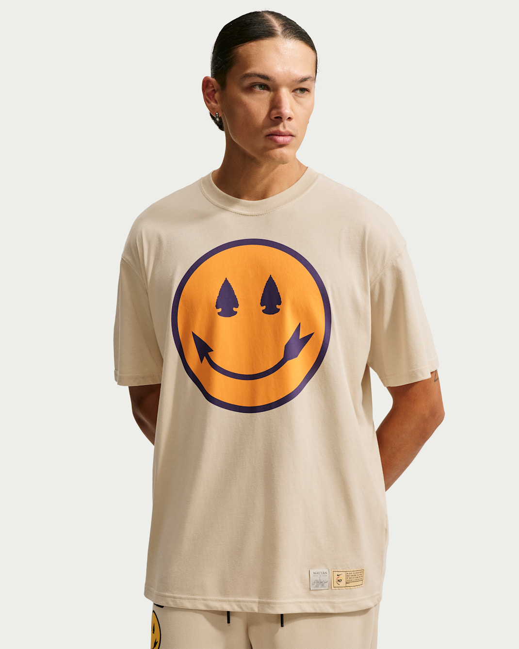 T-shirt Nike Sportswear N7 pour homme - Sanddrift/Oasis Teal