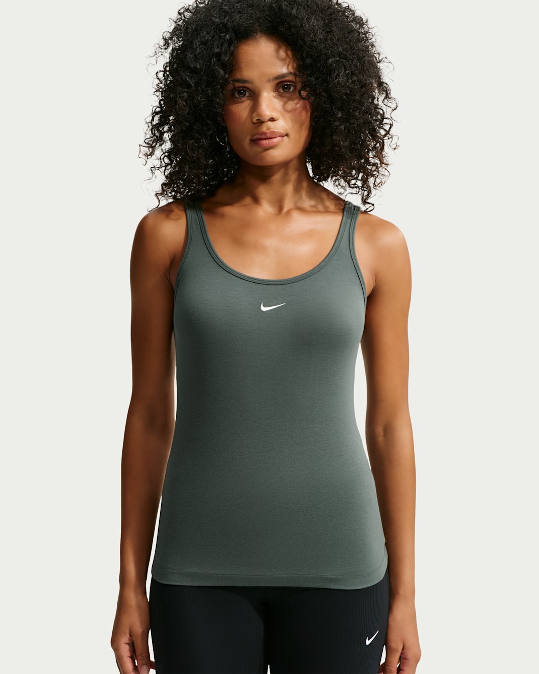 Nike Sportswear Chill Knit Women's Tank Top - Camo Green