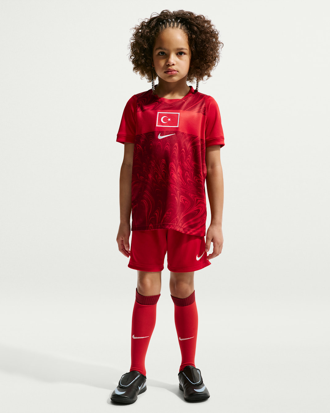 Turkey 2026 Younger Kids' Nike Football Replica 3-Piece Kit - Sport Red/Team Red/White