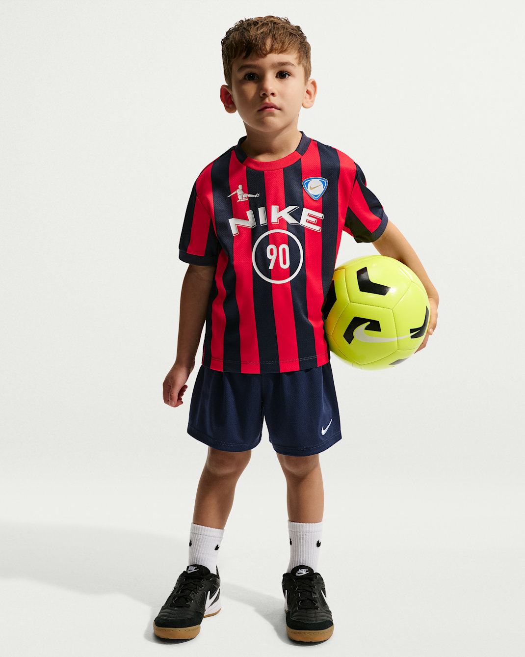 나이키 스포츠웨어 골 모드 베이비 투피스 쇼츠 세트 - 미드나이트 네이비