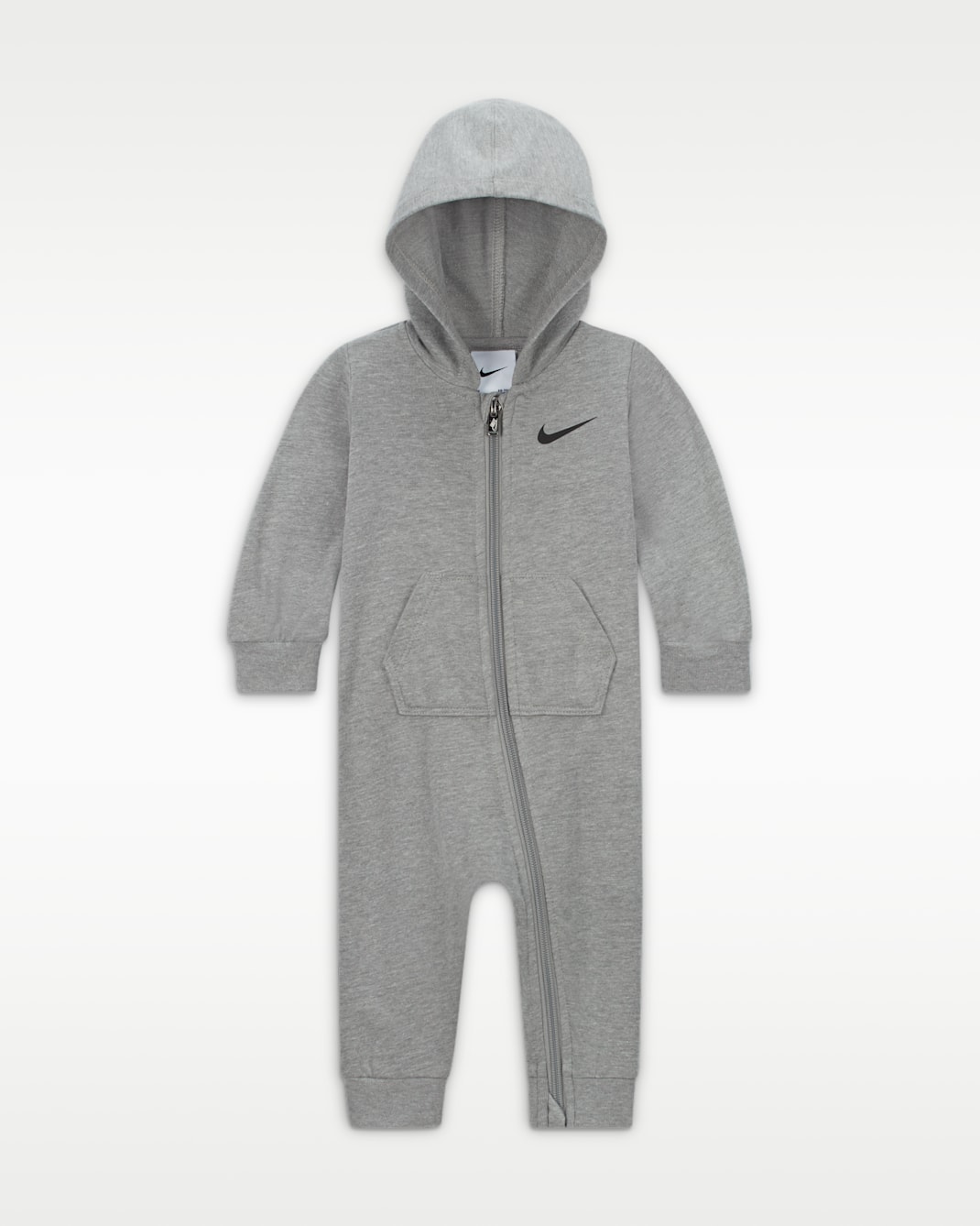 Nike Baby Essentials Baby (0-9M) Hooded Coverall - Dark Grey Heather