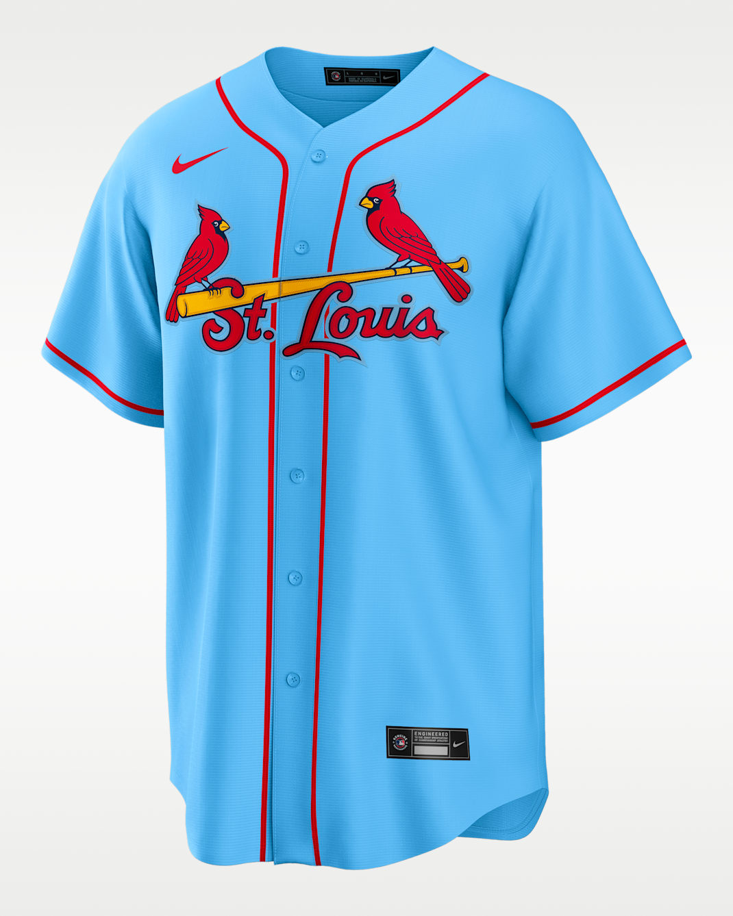 Lars Nootbaar St. Louis Cardinals Men's Nike MLB Replica Jersey - Light Blue