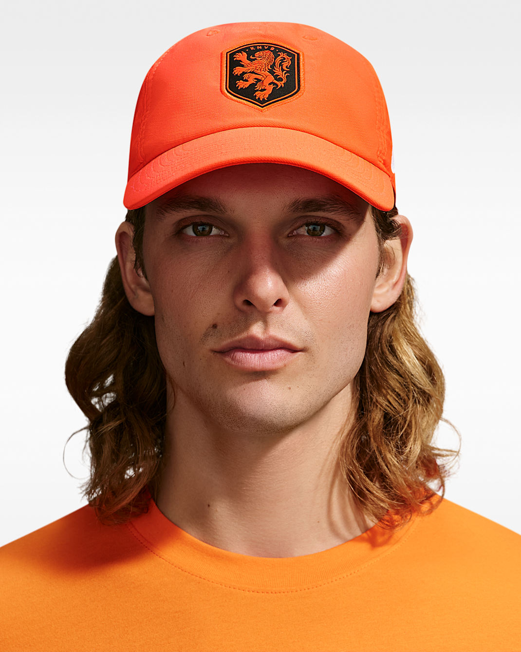 Casquette Nike Club Poly 5P Pays-Bas 2026/27 Club Cap Poly 5P - Hyper Crimson/Blanc