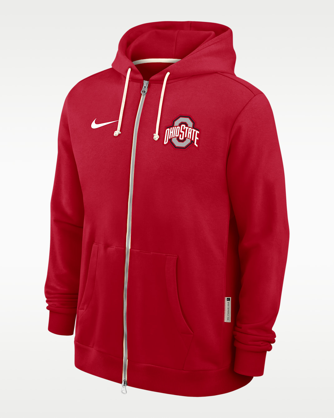 Ohio State Sideline Men's Nike Dri-FIT College Full-Zip Hoodie - Red