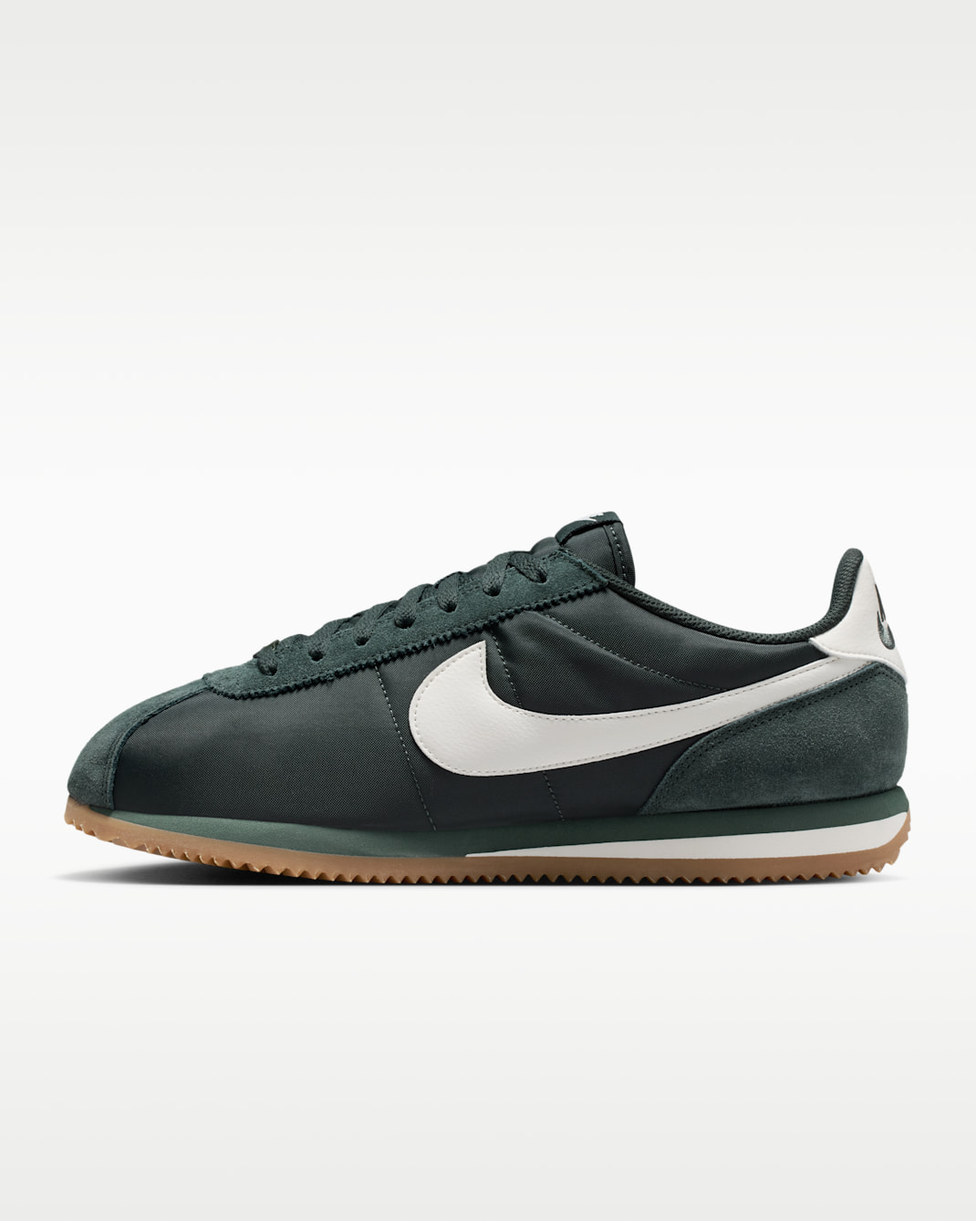 나이키 코르테즈 텍스타일 남성 신발 - 블랙 스프루스/검 라이트 브라운/세일