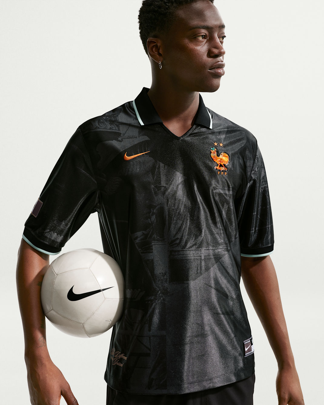 FFF Energy Men's Nike Dri-FIT Short-Sleeve Soccer Top - Anthracite/Igloo/Metallic Copper