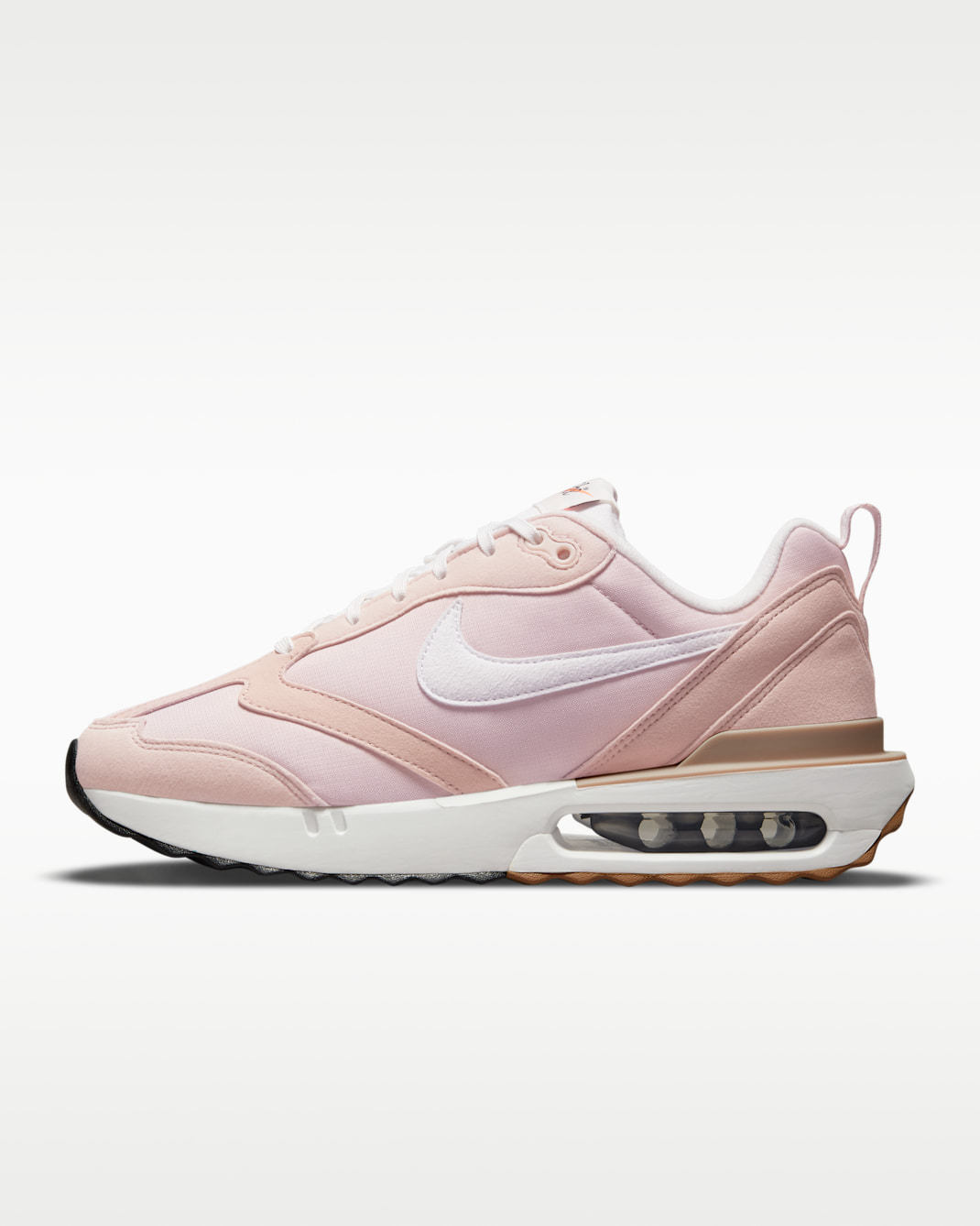 Calzado para mujer Nike Air Max Dawn - Rosa Oxford/Negro/Marrón claro goma/Blanco cumbre
