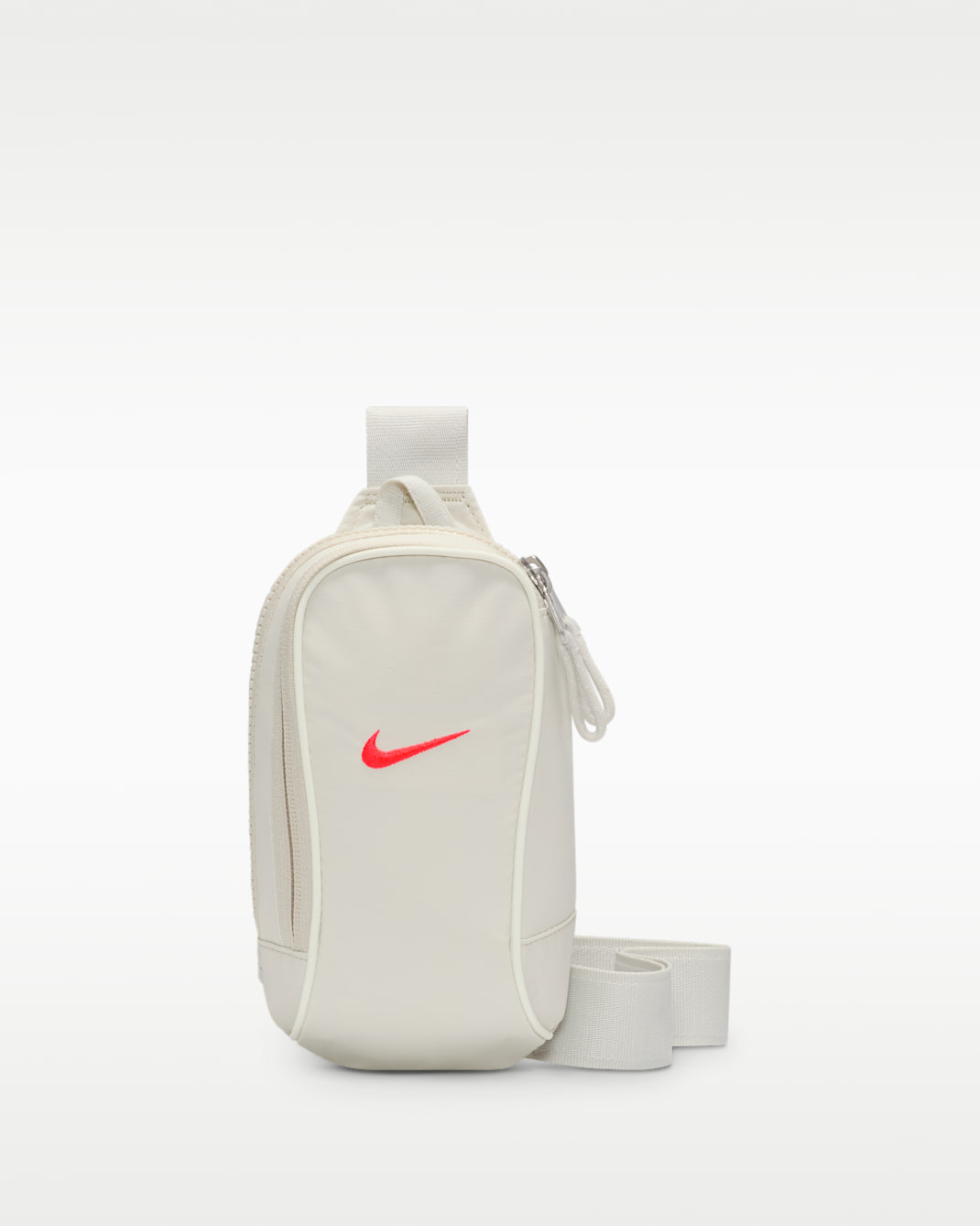 Nike Sportswear Essentials Cross-Body Bag (1L) - Light Bone/Sail/Bright Crimson
