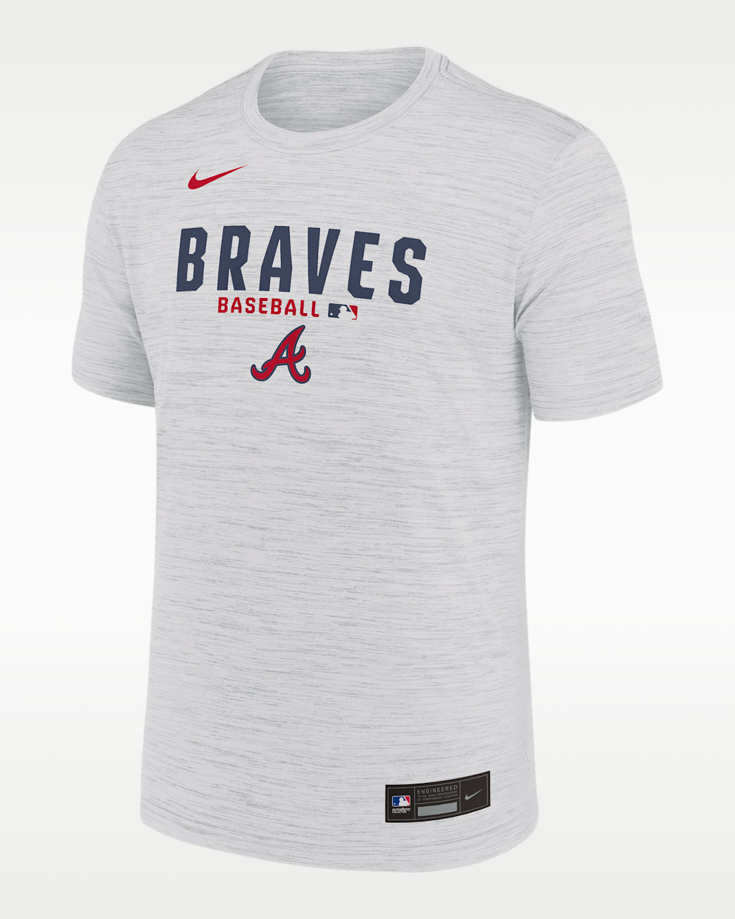 Atlanta Braves Authentic Collection Men's Nike Dri-FIT MLB T-Shirt - White