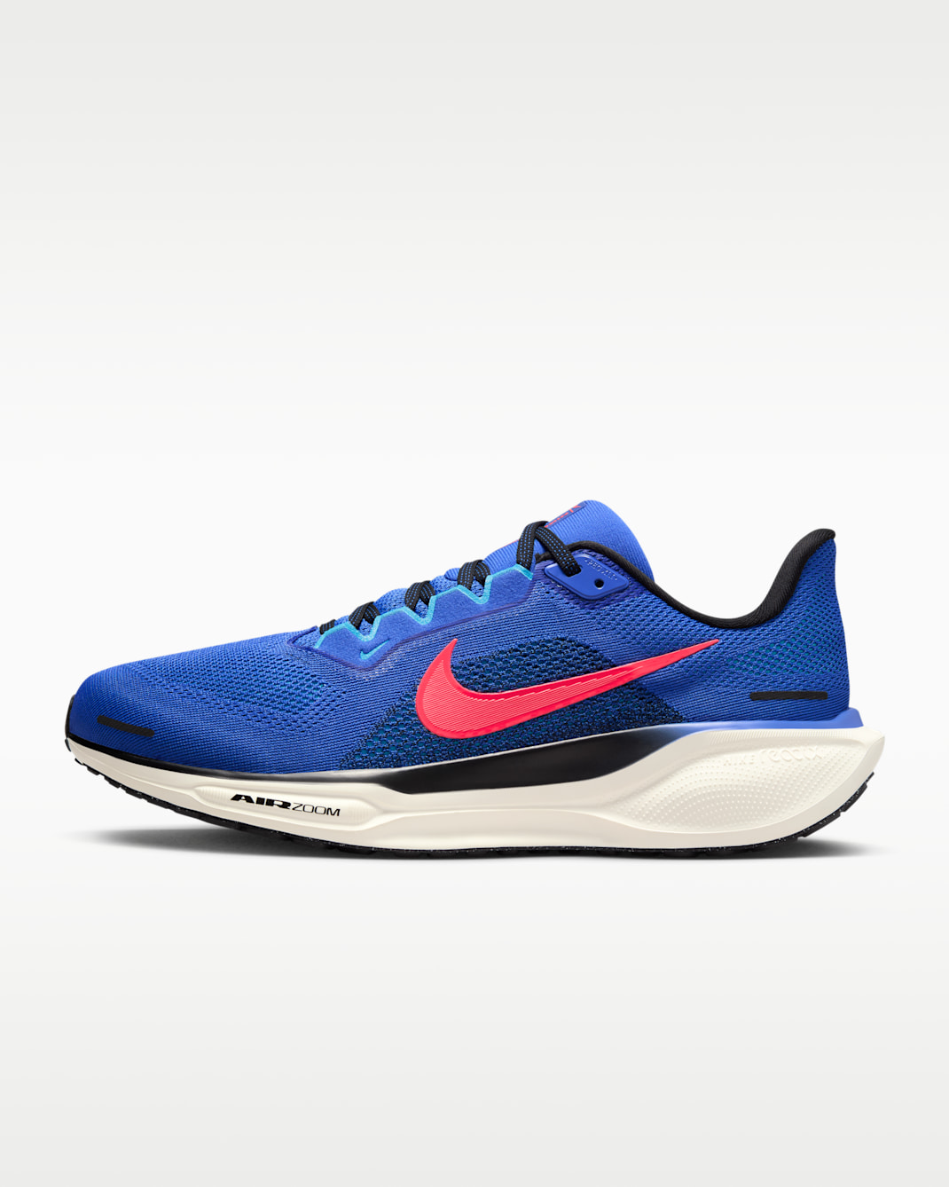 Tenis de correr en pavimento para hombre (extraanchos) Nike Pegasus 41 - Azul astronómico/Negro/Azul báltico/Ponche cálido