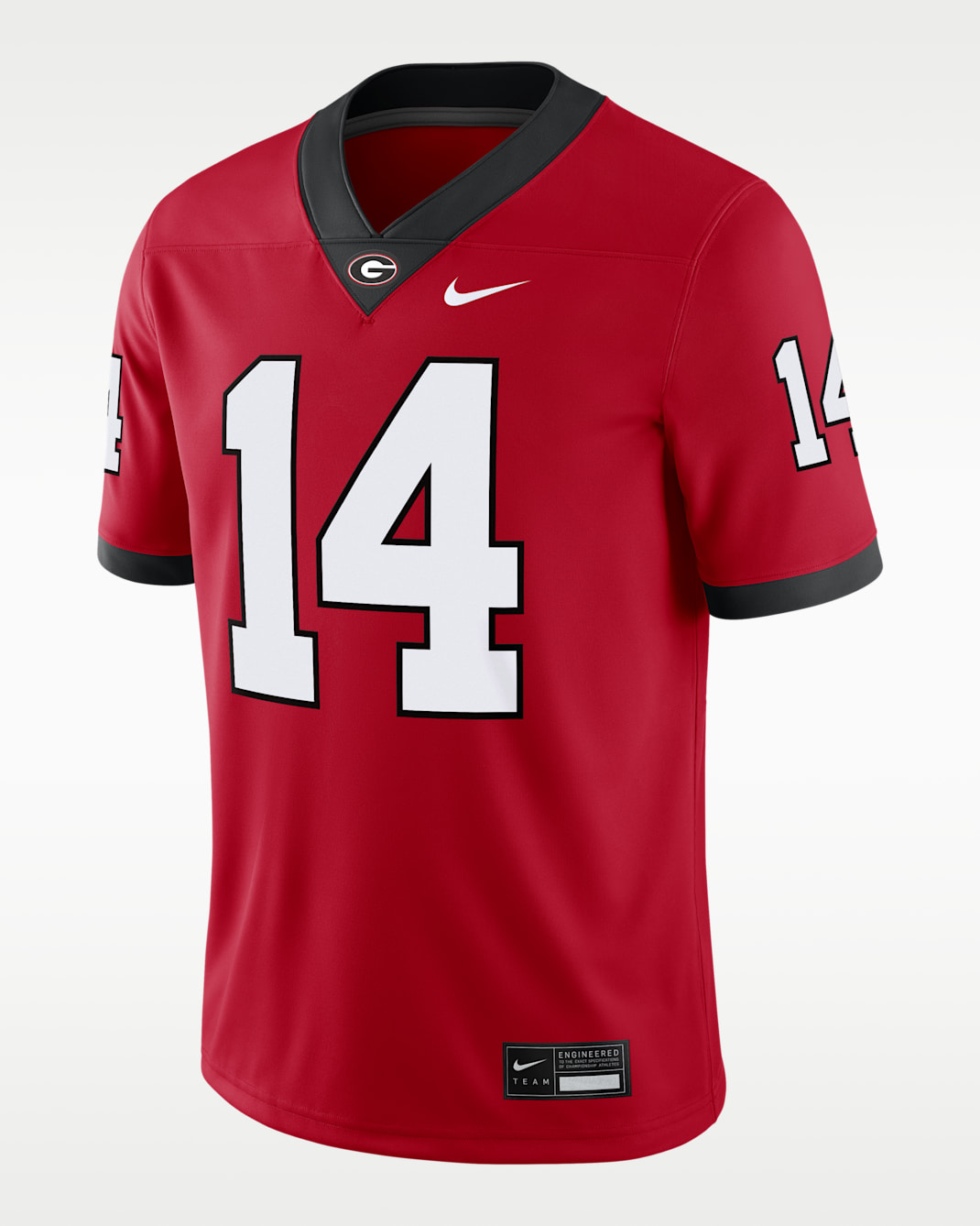 Gunner Stockton Georgia Men’s Nike Dri-FIT College NIL Game Jersey - Red
