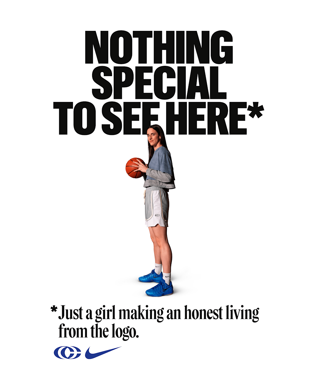Caitlin 1 Nike Poster 22x34 - Multi-Color