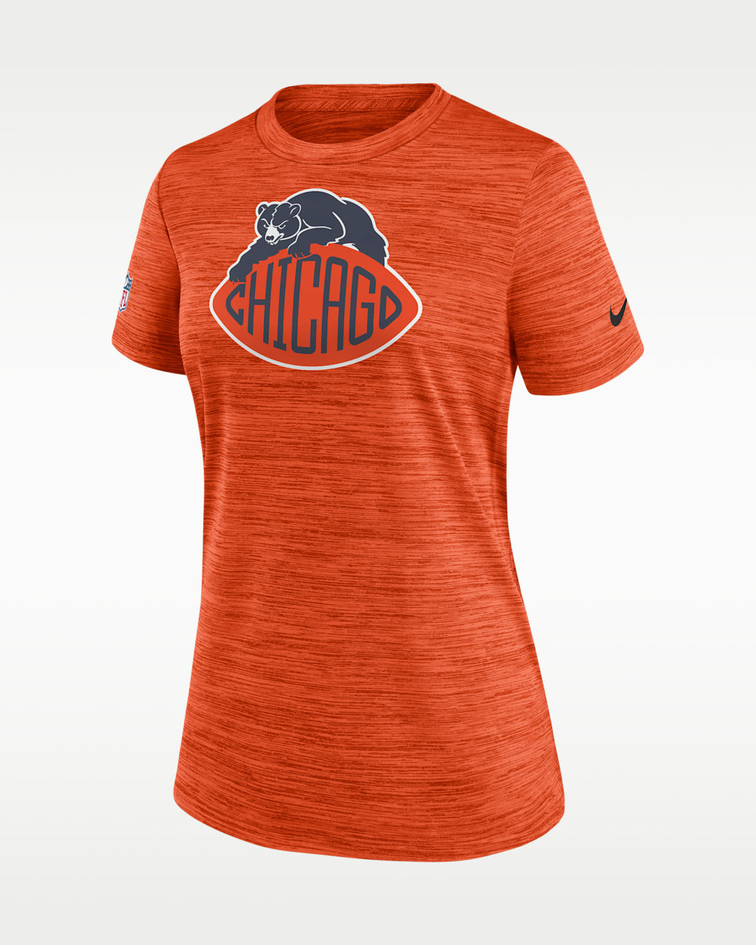 Chicago Bears Rivalries Collection Sideline Velocity Women's Nike Dri-FIT NFL T-Shirt - Orange